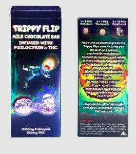 Trippy Flip Milk Chocolate Bar